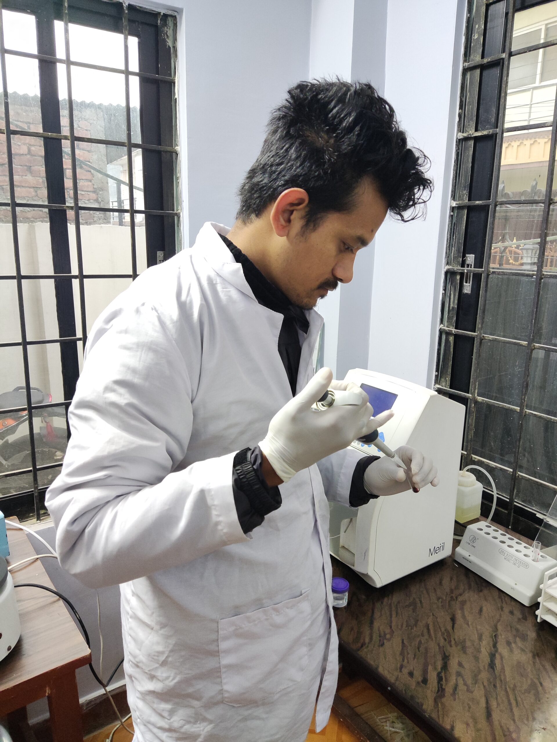 Professional staff at diagnostic center in Lalitpur