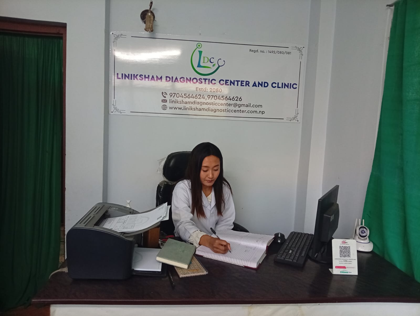 Diagnostic center in Lalitpur - waiting area